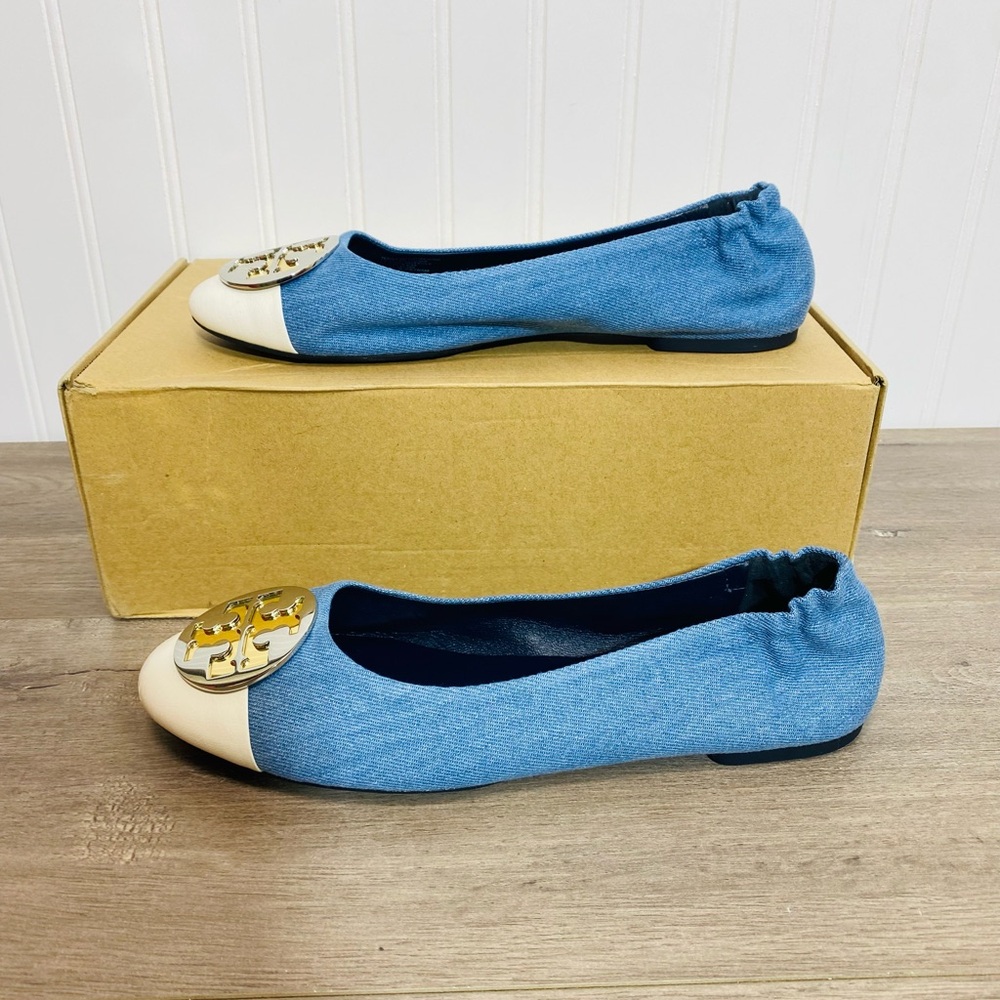 Brand new Tory Burch CAP-TOE BALLET flats size 10 no box - Picture 2 of 11